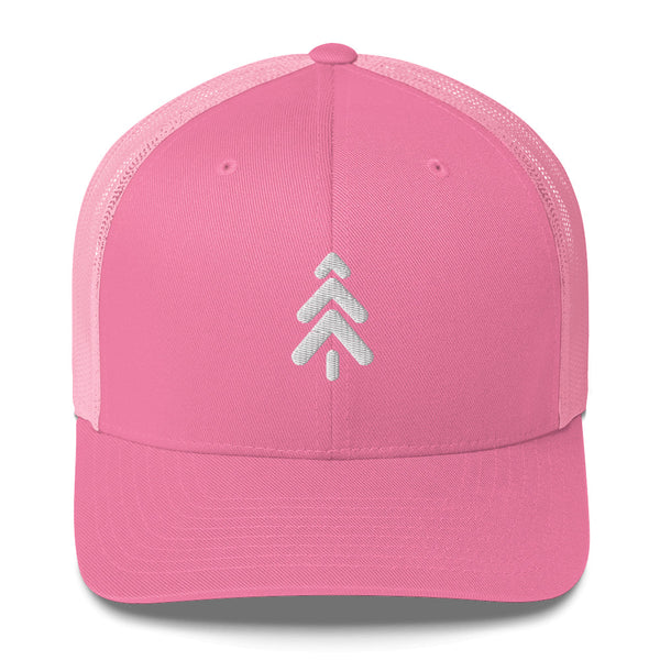 Trucker Cap Hats Maker Watch Company Pink 